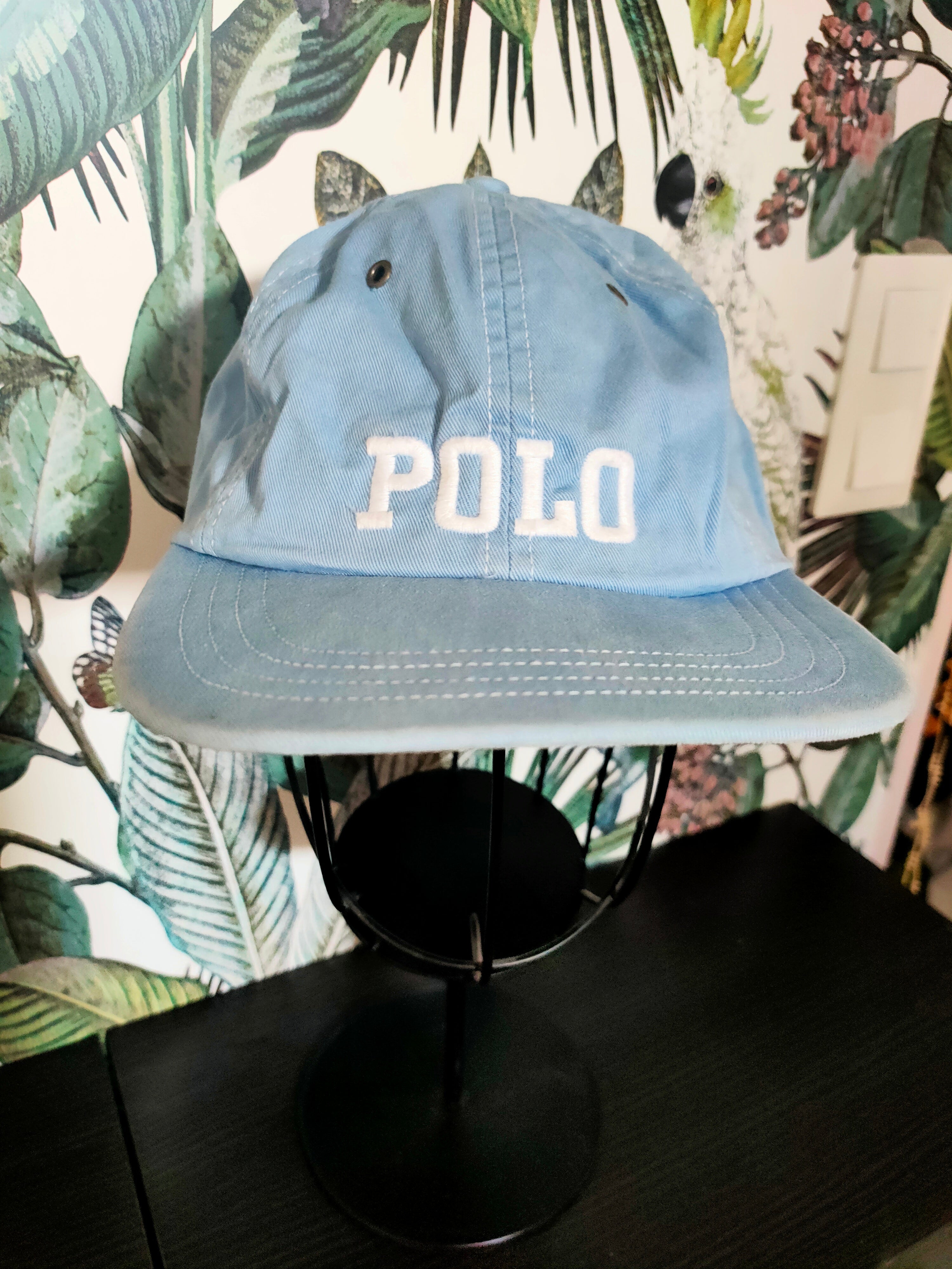 Casquette bleue Ralph Lauren