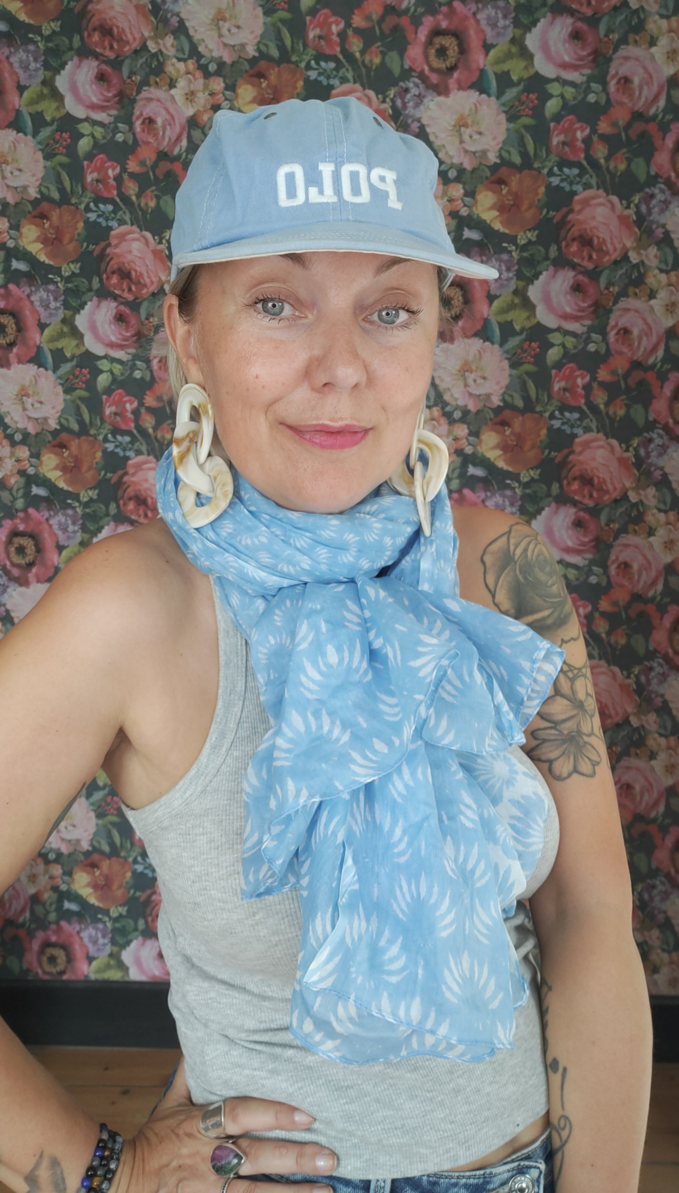 Foulard écharpe coton Maison 123