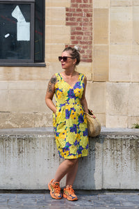 Robe vintage à fleurs